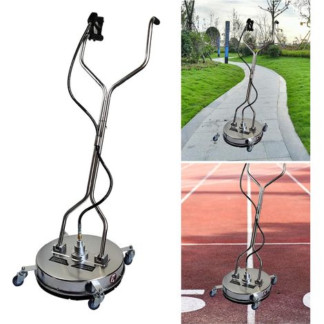 Senderpick – Nettoyeur haute pression 20 pouces – Nettoyage commercial 4000 PSI – Buse rotative 8x plus rapide – Accessoires pour surfaces larges (1/5)