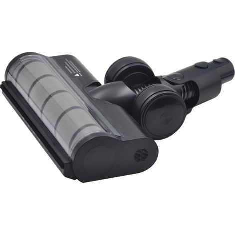 Testina di ricambio per spazzola da pavimento per aspirapolvere Dreame R10/R20/R30/T20/T30/S10/Z40/Z30 - spazzola morbida nera (con luce LED).