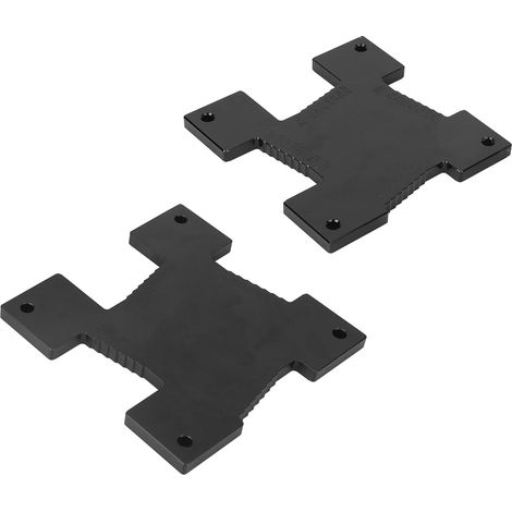 Butées de profondeur de table de fraisage de précision, noires, pour le travail du bois, règle de mesure de hauteur (1/5)