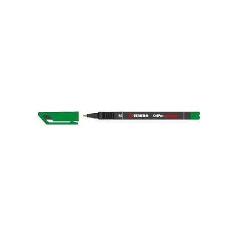 Marcador Permanente Punta Media Ohpen Universal 1Mm. Verde S