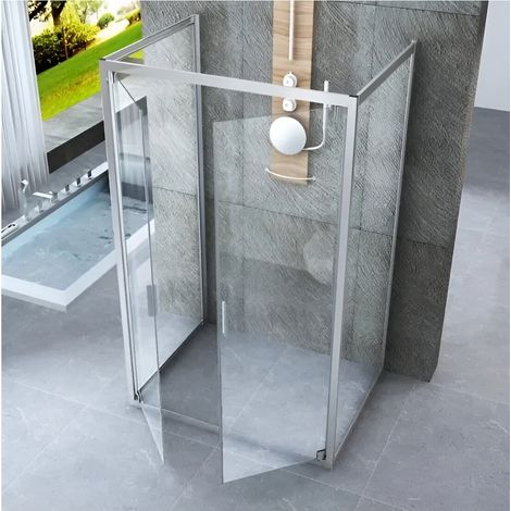 Box Doccia 3 Lati 6 mm Anta Battente Saloon 70x70x70 cm (1/3)