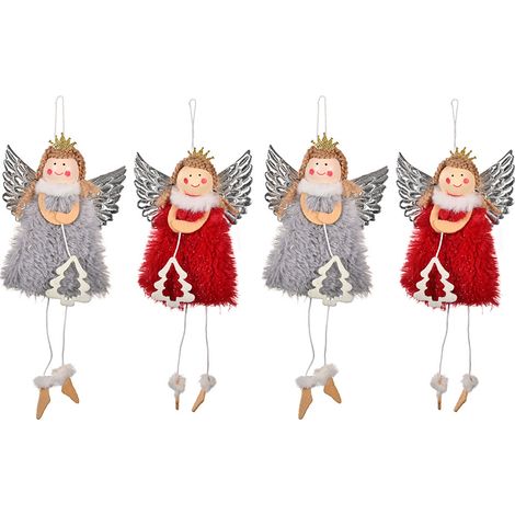 Angel Doll Pendant - Christmas Tree Hanging Ornament - Festive Home Decoration - Pack Of 1 (1/5)