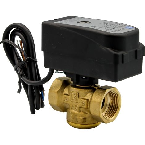 LK 525 2-Wege Set Rp 1” Innengewinde inkl. Motor 1m Kabel (1/4)