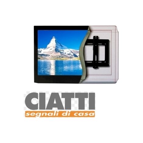 Supporto/Staffa/Braccio da parete per Tv LCD/Plasma 20 - 32'' Silver Ciatti - LC FS32