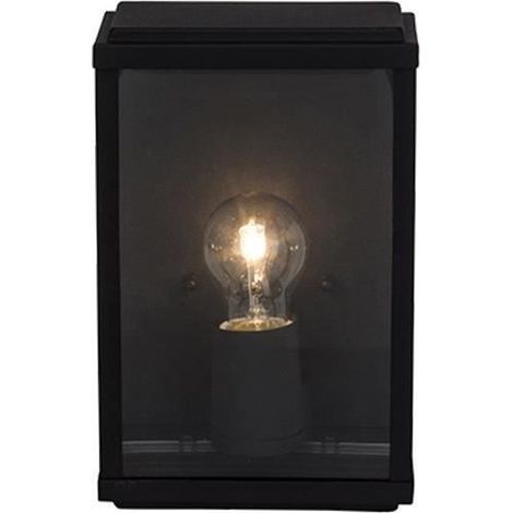 BRILLIANT lampe Gaia applique murale d'extérieur noir 1x A60, E27, 60W, adapté aux lampes standard (non incluses) Échelle A ++ à E Classe de protection IP: 44 - étanche aux éclaboussures (1/10)