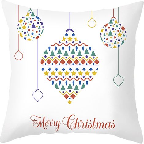 Housse De Coussin - Polyester Lavable En Machine - Décoration Intérieure Et Extérieure - Pour Canapé Lit Chaise Bureau - 1 Pièce (1/5)