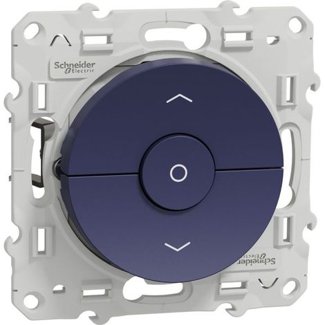 Odace, interrupteurCobalt, 3 boutons montée/descente/stop pour volets-roulants (S550208)