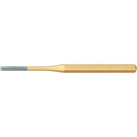 Rennsteig 451 104 0 - Botador cilíndrico octogonal extralargo Rennsteig 4 mm.