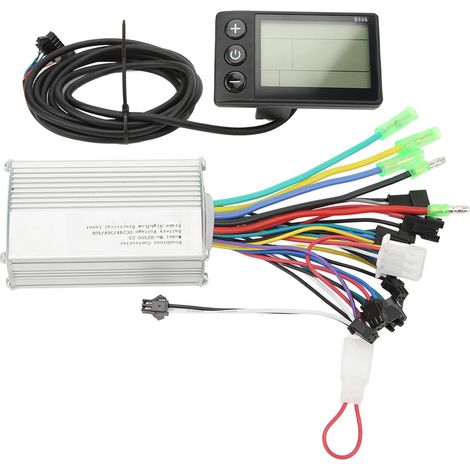 Contrôleur pour vélo électrique/scooter 24 V/36 V/48 V 350 W avec écran étanche (kit de contrôleur pour vélo électrique) (1/5)
