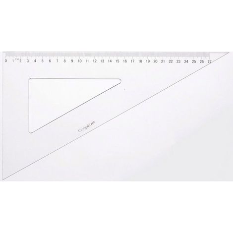 Graph'It - Equerre graduée 60° 2 bords anti-taches 30 cm