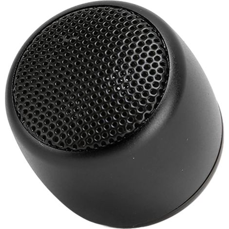 Mini Haut-Parleur sans Fil BT, Haut-Parleur sans Fil Portable avec Son de Basse Stéréo Haut-Parleur Portable Mini Taille Lecteur de Musique pour Douche, Chambre, Vélo, Voiture (Le Noir) (1/5)