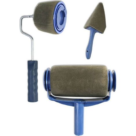 Rouleau De Peinture Réservoir Anti-goutte 5pcs Precision Triangular Brush Tray (1/3)