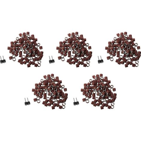 Kit de 500 bandes abrasives de 1/2 pouce avec 2 mandrins de ponçage pour outils rotatifs DREMEL (1/5)