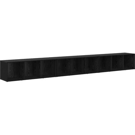Maison Exclusive - Ensemble meuble TV 3 pcs Chêne noir 37 x 35 x 107 cm