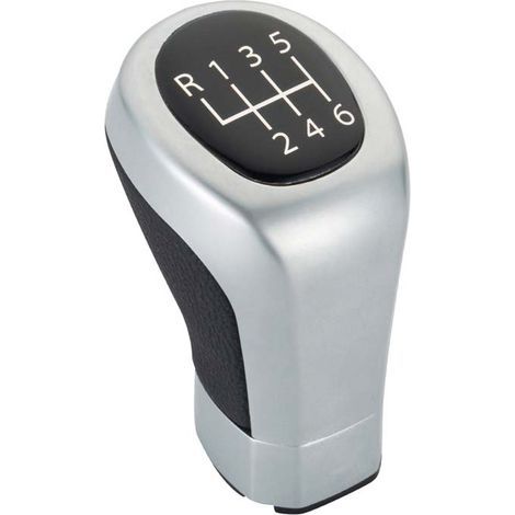Suitable for BMW car gear shift knobs, manual transmission parts, BMW gear shift knob "orchid finger", black and white, 6 speed, one set. (1/4)