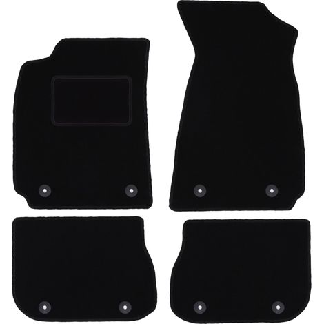 Schwarze Veloursmatten für: Audi A4 B5 FL Limousine, Kombi, Avant (1999-2001) (1/5)