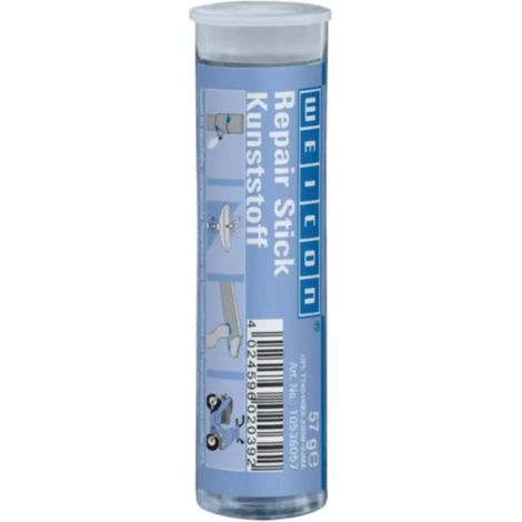 Weicon Reparaturstift Kunststoff 57 g, Epoxidpaste für Kunststoffreparaturen, Mineralfüllung, schnellhärtend (1/2)