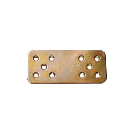 PIASTRA DI GIUNZIONE DRITTA- - mm.40x90 - spessore mm.2,5 - 50 pezzi