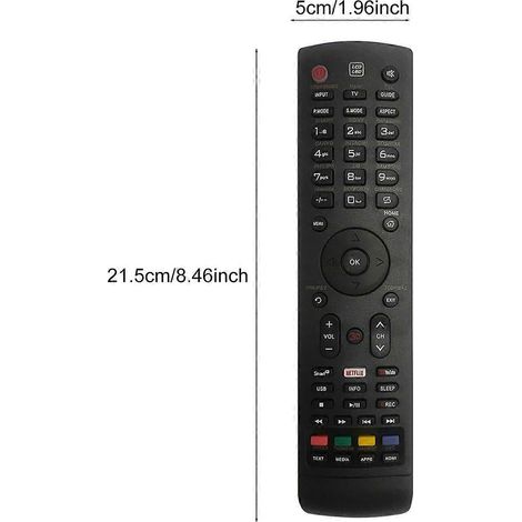 Universalfernbedienung für LED/LCD Smart-TVs, IR-Fernbedienung, Ersatzfernbedienung