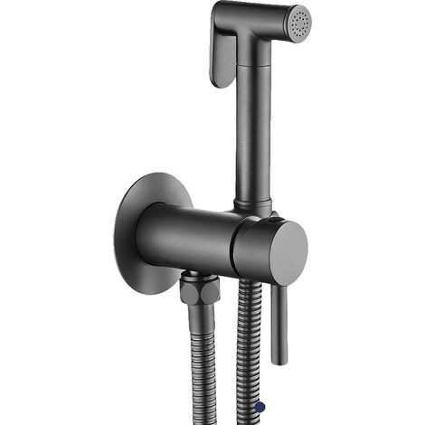 Handheld Bidet Sprayer, Massivmessing, Hybrid Warm- und Kaltwasser, 1.2M 304 SCHLAUCH-GM, G1/2 (1/2)