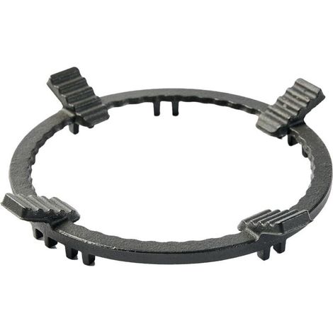 Anneau de support pour wok en fonte pour cuisinière à gaz, support antidérapant pour wok, support rond pour cuisinière de 8,3 pouces (1/5)