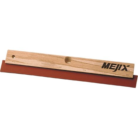 Raclette de mango de madera hoja de caucho duro MEJIX 180220 - 440 mm (1/2)