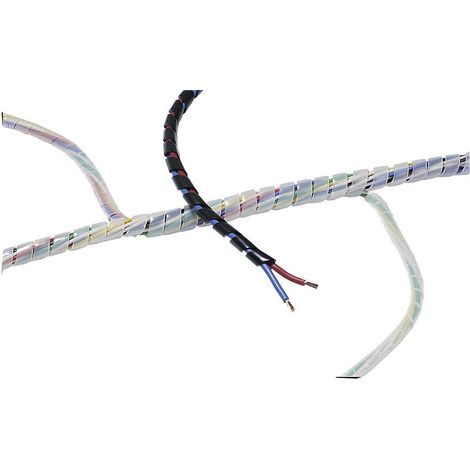 HellermannTyton 161-41205 SBPE9D-PE-GY-5M Guaina spiralata 10 fino a 100 mm Grigio 5 m (1/2)