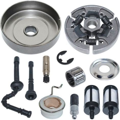 Tambour D'Embrayage - 0.325 Pouces - 7 Dents - Compatible Tronçonneuse Stihl 021 023 025 MS230 MS250 - Kit Complet ×1 (1/4)