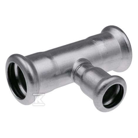 Reduziertes T-Stück 42x35x42mm Edelstahlpresse