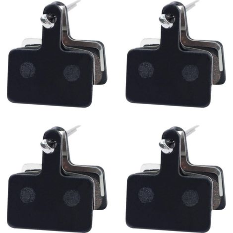 Plaquettes de frein pour vélo - 4 paires de plaquettes de frein à disque, compatibles avec SHIMNO, adaptées aux VTT, vélos électriques et motos tout-terrain. (1/5)