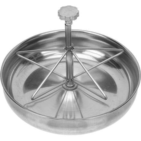 Mangeoire pour Porcs en Acier Inoxydable Épaissi, 4 Places Argenté, Nettoyage Facile et Résistance à Rouille, Usage pour Porcelets et Porcs, Équipement D’alimentation (1/5)