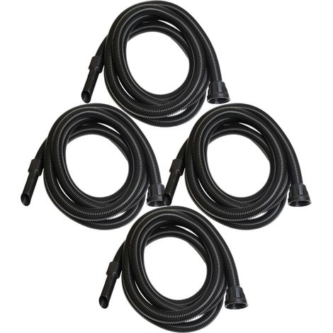 vhbw 4x Ersatz Schlauch kompatibel mit Numatic Henry Hetty PSP180 A, Hetty NSR200 A, Hetty PSP180 Staubsauger - 5 m, 32mm Rundanschluss