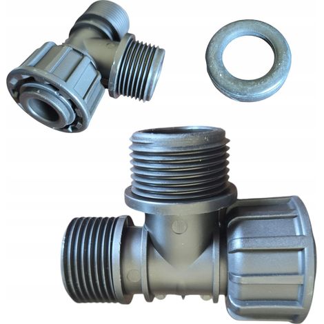 Conector en T giratorio M-M-F, Elysee (1/4)