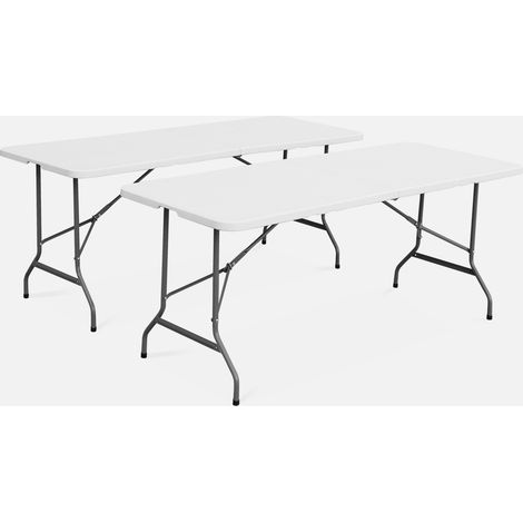 Mesas plegables portátiles para eventos, set de 2