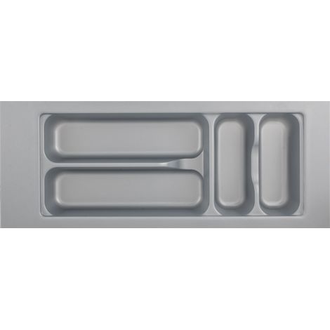 HETTICH Orga Tray 440 Besteckeinsatz,Tiefe 440-520mm, Nennbreite 275mm, silber