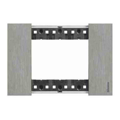 BTIKA4803ZG Placca Living Now 3 moduli