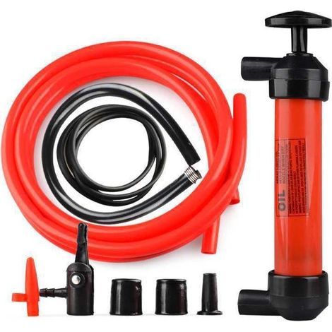Pompe a Eau Manuelle, Pompe Vidange Huile Moteur, Pompe de Transfert de Carburant Essence Gasoil Fioul (1/5)