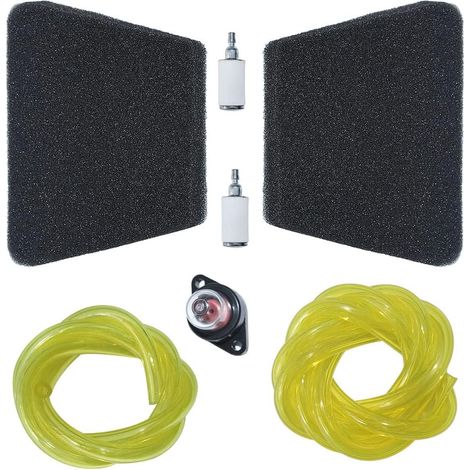 Kit de tuyau de ligne de filtre à carburant et à air, pour Poulan pour Craftsman 1900, 1950, 1950Le, 1975, 1975Le, 2025, 2050, 2055, 2150, 2150 Predator, 2150Le, 2155, 2175, 2250 (1/5)