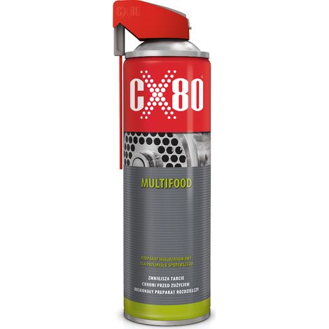 Grasa incolora multiusos CX80 para la industria alimentaria, en aerosol NSF de 500 ml.