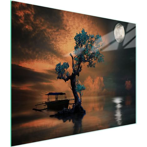 TAGLIERE IN VETRO 52x30 TREE (1/5)