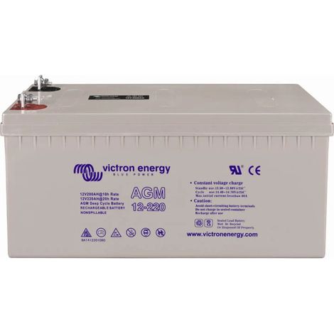 [NEUWERTIG] B-Ware Victron Batterie Akku Agm Deep Cycle 12 V 110 Ah Zyklenfest Bleiakku Schwarz