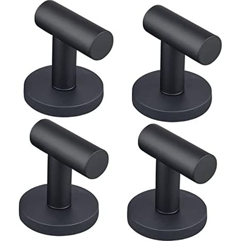Robustes crochets revêtus magnétiquement, de garage avec terres rares pour suspendre la croisière classe, casiers cuisine, portes métallique (D43mm 4Hook) - (1/5)