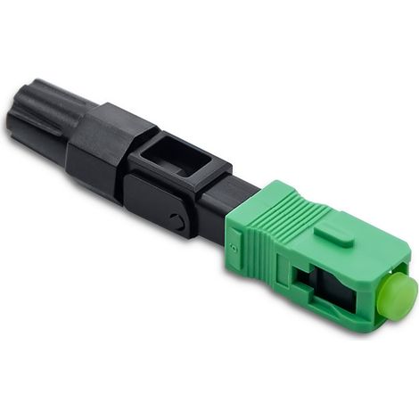 Connecteur rapide fibre optique Qoltec SC/APC  Monomode  3,0 mm (1/5)