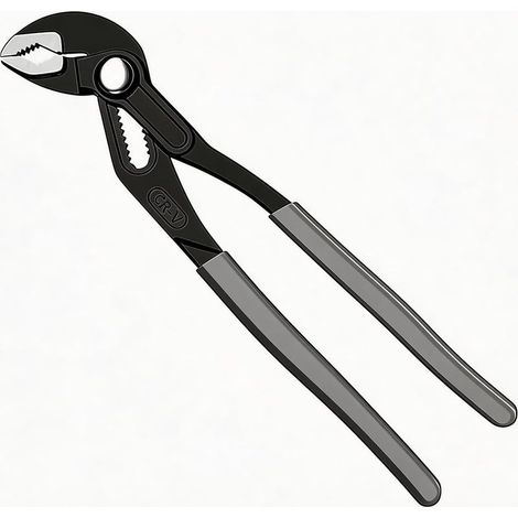 Pince à joint à rainure réglable de 18,5 cm, pince multifonction en acier au chrome vanadium, serrures de canal à mâchoires en V pour le bricolage, l'entretien de plomberie et les réparations (1/5)
