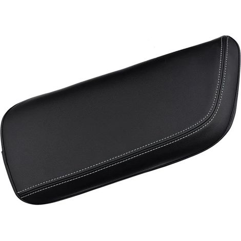 (C) Convient aux Toyota Camry 2018, 2019, 2020, 2021 et 2022. Garniture de coussinet de boîte à commandes centrales en cuir microfibre pour intérieur de voiture. (1/5)