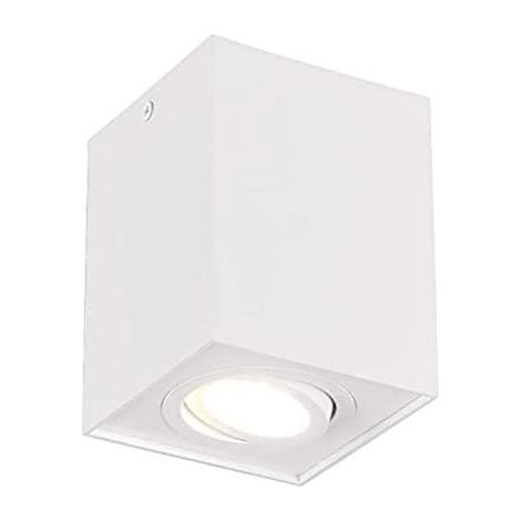 Faretto da soffitto quadrato bianco GU10 Trio Biscuit (1/4)