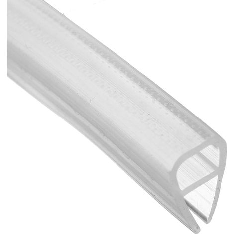 Junta transparente en forma de U para puerta de ducha sin marco de 2 mètres (10 mm) (1/5)