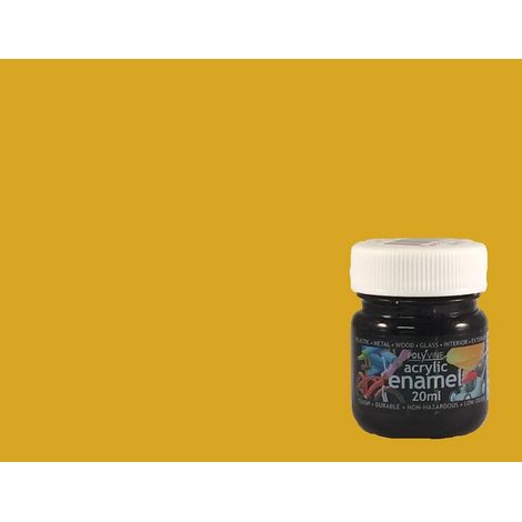Polyvine - Acrylic Enamel Paint - 20ml - Yellow
