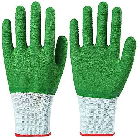 Lot de 12 paires de gants de jardinage, gants de travail, gants de sécurité, antidérapants et résistants à l'usure, pour les mécaniciens et les