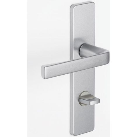 Set KAZA - Piastra 190x42 mm - Distanza di montaggio 165mm - Argento - 1364/6329 CONDANNAZIONE